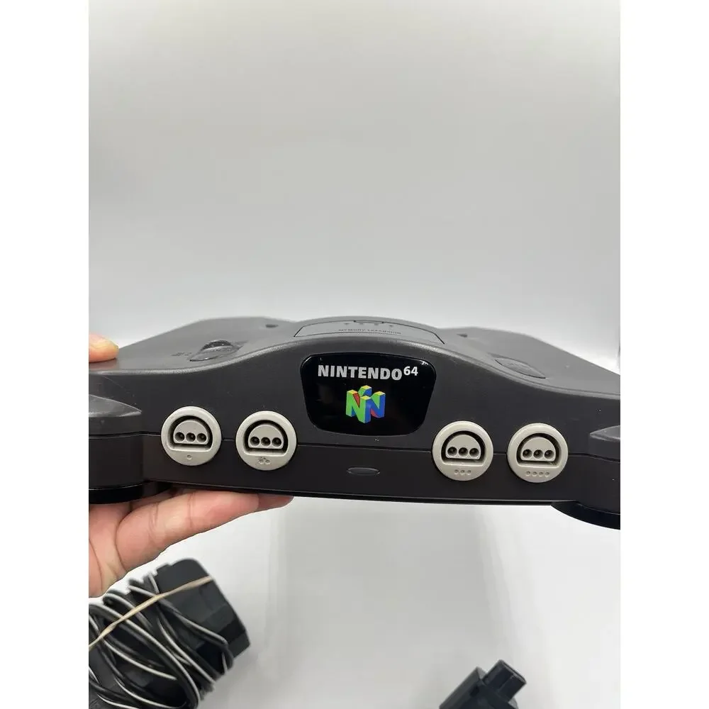 Nintendo 64 N64 Game Console w/ Gray Controller + Cords - TESTED Region Free JP